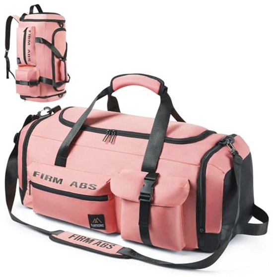 Sporttas 65L - Waterdichte 3-in-1 Sporttas met Schoenenvak en Rugzakfunctie voor Sport en Reizen