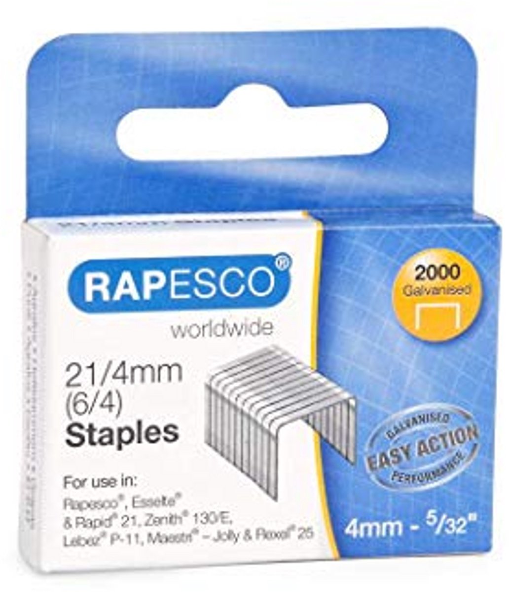 Verzinkte Nietjes 21/4 mm - 2000 Stuks