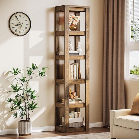 achter de deur boekenplank, achter de deur boekenplank houten boekenkasten display rek, 177 cm hoog, smal boekenplank, open opbergrek plank voor slaapkamer, woonkamer (wit, lengte 60 cm