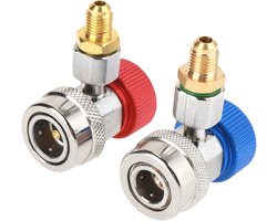Verstelbare Snelkoppeling Adapter voor R134 A/C Airconditioning