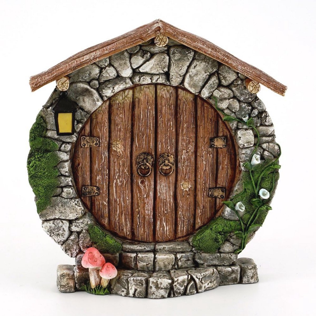 Miniatuur Fairy Garden Ronde Deur Decor voor Terrarium