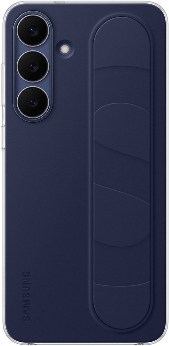 Samsung Galaxy S25 FE Hoesje - Standing Grip Case - Dark Blue