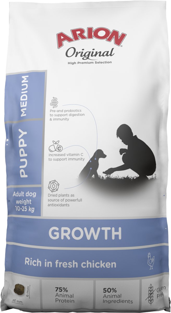 Arion hond Original Growth Chicken Medium 12kg