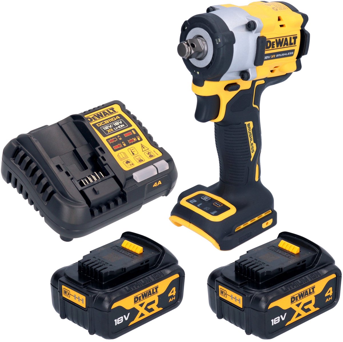 DeWalt DCF 921 NT accu-slagmoersleutel 18 V 400 Nm 1/2" borstelloos + TSTAK - zonder accu, zonder oplader