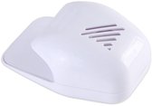 longziming -Draagbare Nageldroger met Luchtventilator – UV-vrije Sneldroger voor Gewone Nagellak – Drukactivatie & Compact Design – Wit