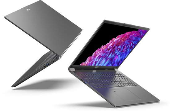 Aspire 16 A16-71M-7483 - Laptop - 16 inch 2K OLED - Core Ultra 7 - 16GB - 1TB SSD - Verlicht toetsenbord - Grijs - Acer - Hoofdafbeelding