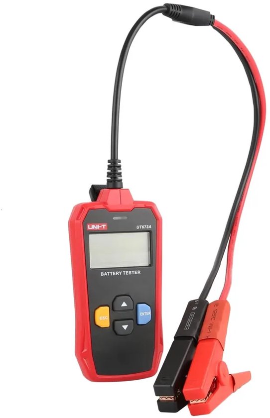 UNI-T UT673A - Accutester voor 12V/24V voertuigen - CCA 40–2000 - AGM/EFB/GEL - Start- & Laadsysteem Diagnose - Batterijconditie, Interne Weerstand - Werkplaatskwaliteit van Merkloos — afbeelding 2