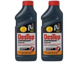 Destop Ontstopper Surpuissant – 2x500 ml – Krachtige ontstopper – Voor hardnekkige verstoppingen