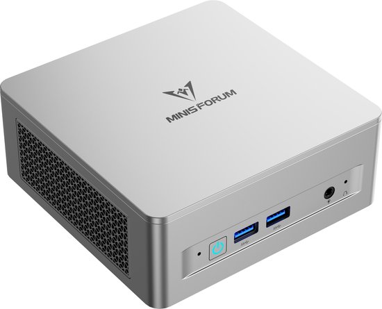 MINIS FORUM mini pc desktops UM750L Slim Mini PC met windows 11 pro AMD Ryzen 5 7545U, 32GB LPDDR5 RAM + 1T PCIe4.0 SSD, HDMI/DP/USB4 Outputs, 2.5G LAN, WiFi 6E, 5x USB Port AMD Radeon 740M Graphics