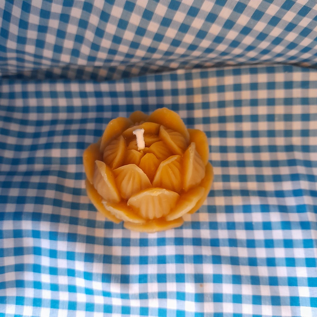 Bijenwas kaars, lotusbloem