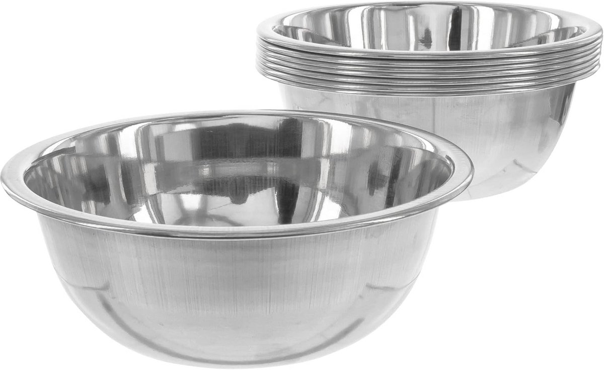 Stapelbare Metalen Serveerschalen voor Dips, Snacks en Desserts