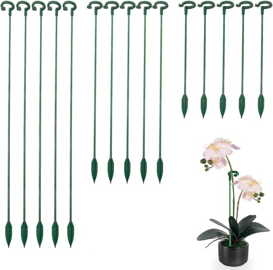 Plantensteun - planten ondersteuning - 30 stuks - planten steun - Plantenrek Buiten -...