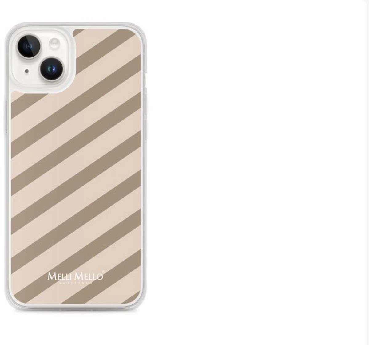 Melli Mello Telefoonhoesje Sand Stripe (Soft case) - Apple iPhone 14 Plus