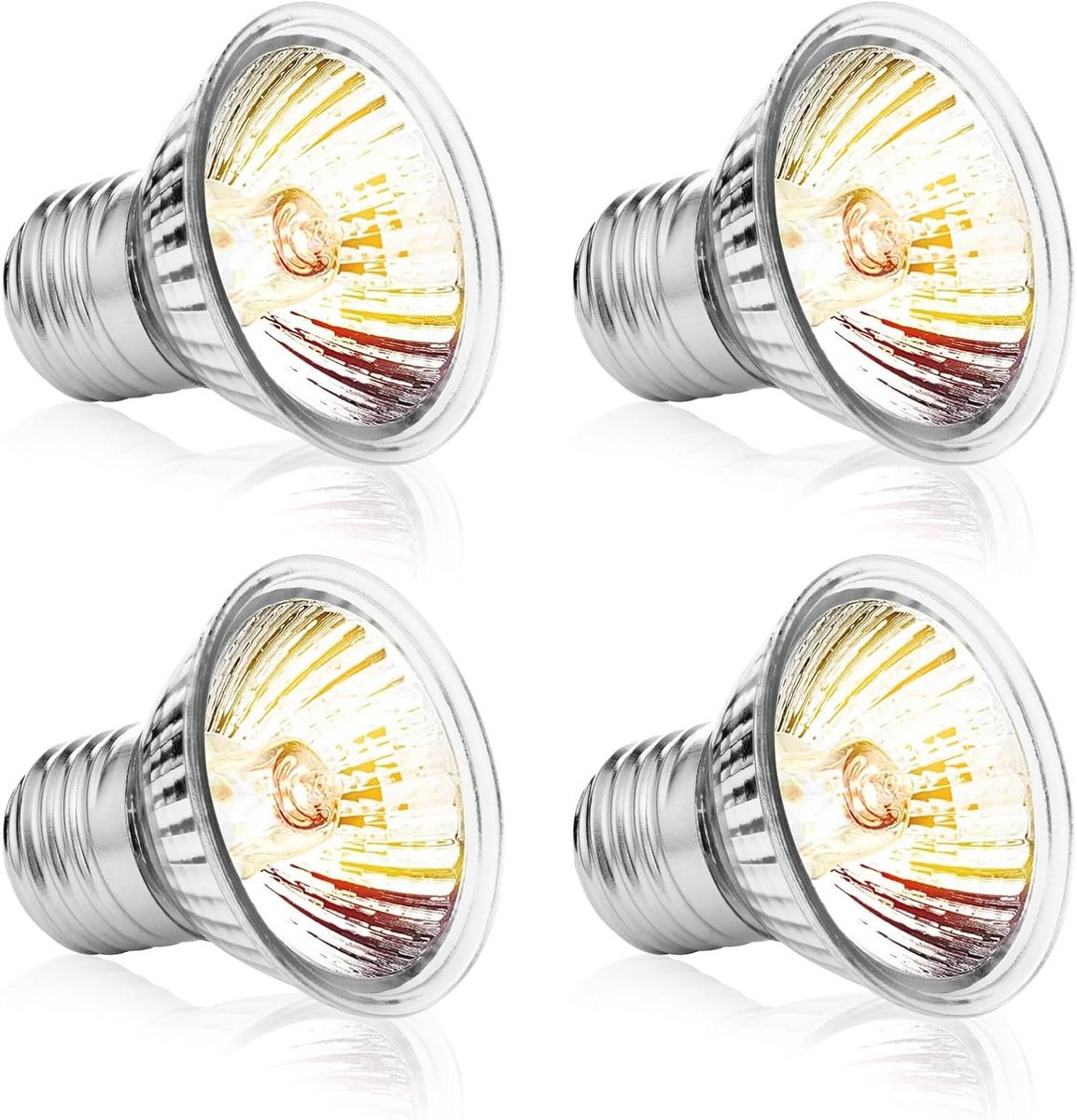 Verwarmingslamp voor Reptielen - Dimbare 75W UVA+UVB Lampen voor Terrarium en Huisdieren