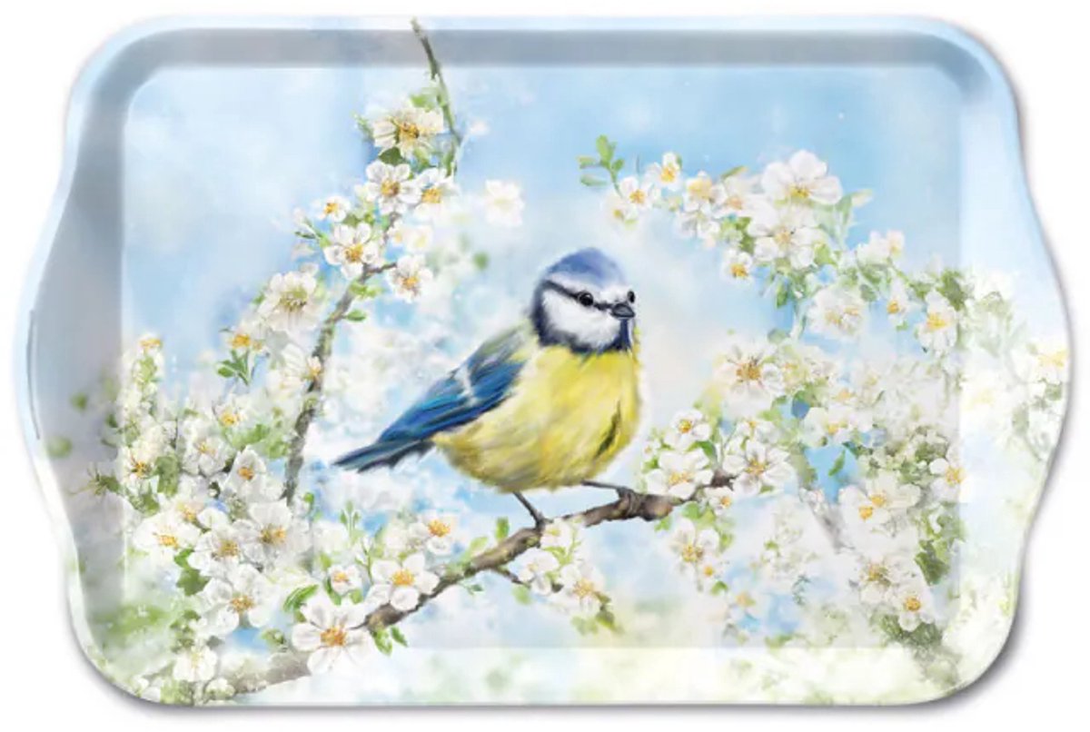 Klein dienblad - Blossom Time - 13x21cm