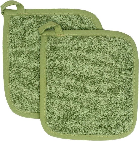 Set de 2 tapis en coton éponge et isolation thermique, tapis d'isolation thermique pour la cuisine