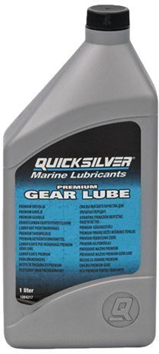 Quicksilver - Staartstuk olie (80W90) 1 liter - Met pompje