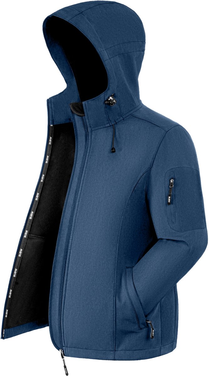 BUBW® Windjack - Outdoorjas - Windjack Dames Hardlopen - Lichtgewicht - Ademend - Dames - Donkerblauw - Maat XL