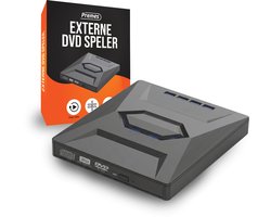Externe DVD Speler Premes - USB 3.0 - DVD’s & CD’s Branden en Lezen - DVD Speler Laptop - Externe DVD Speler voor Laptop - Geschikt voor Windows 11 - Mac OS - Externe CD Speler - DVD Brander - CD Brander - Portable