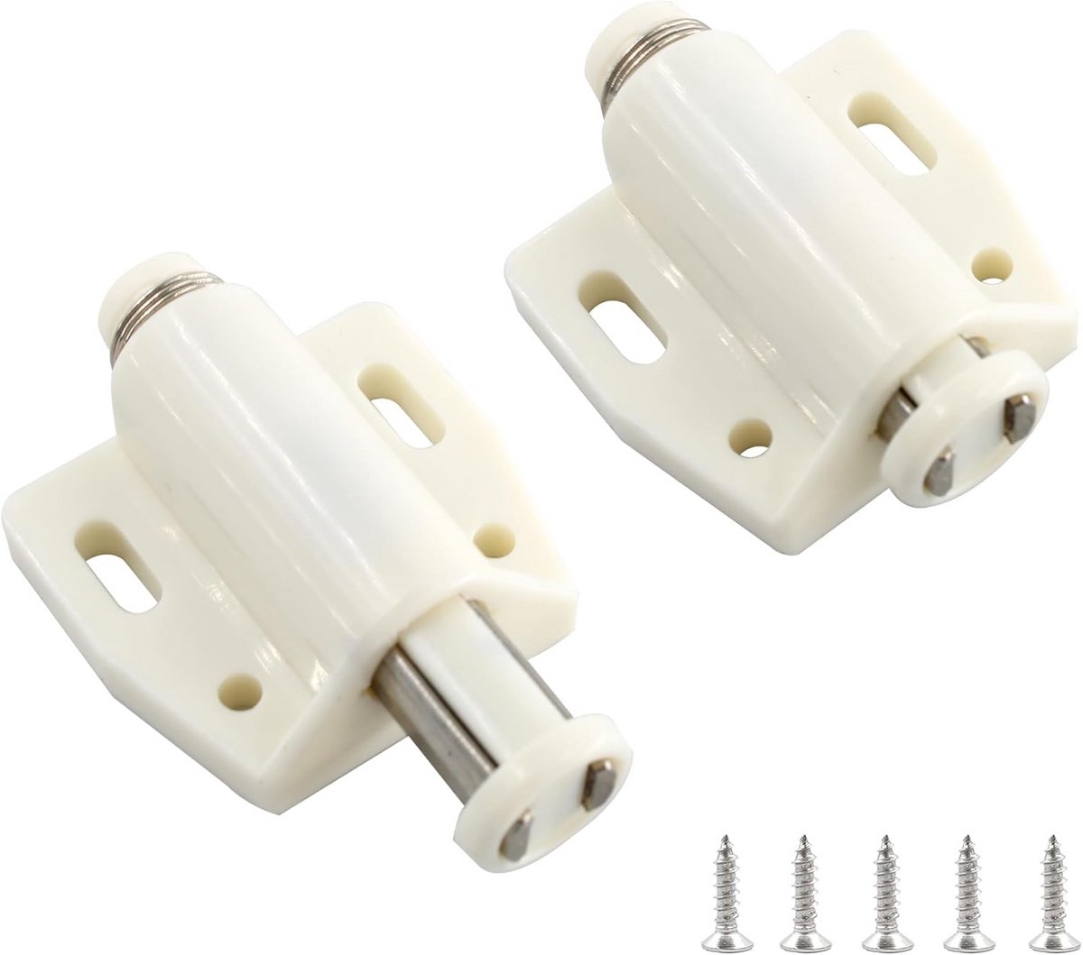 Magnetische Push-to-Open Sluiting voor Kastdeuren en Laden Krasloos Wit