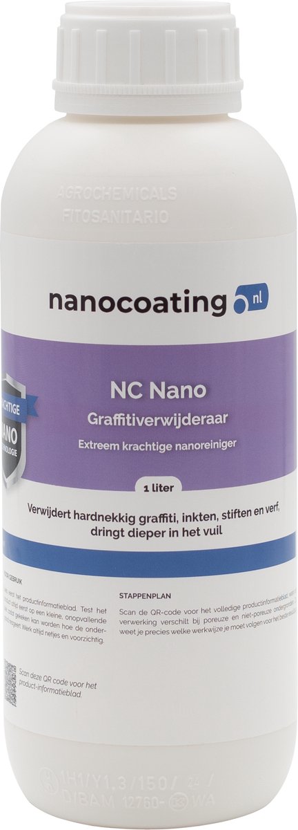 NC Nano Graffitiverwijderaar – Graffiti Reiniger | Diep Werkend | Ondergrondvriendelijk