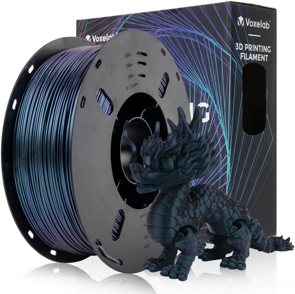Kleurwisselend PETG 3D Printer Filament 1.75 mm 1 kg voor Nauwkeurige Prints