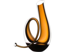 Luxe Handgemaakte Kristallen Wijnkaraf Hoorn Design 2.5 Liter