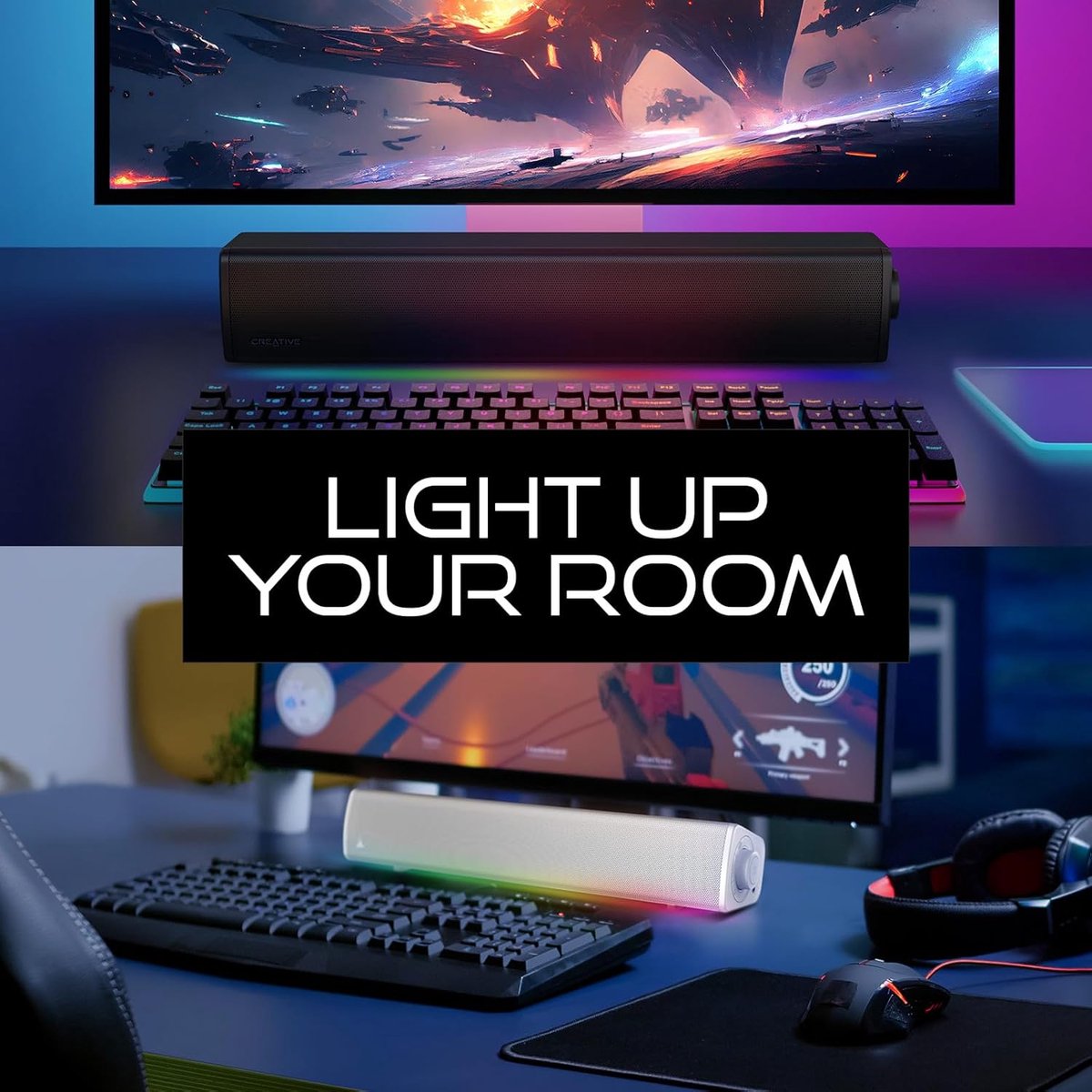 Soundbar PC Bekabeld en Draadloos Mini Speaker - afbeelding 3