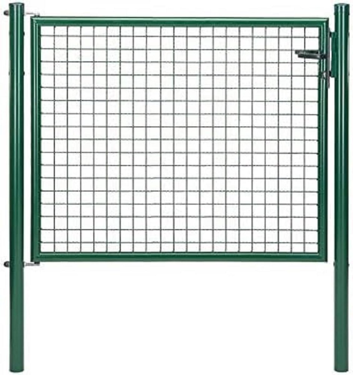 Enkel tuindeur Groen 125 cm x 100 cm Inclusief Montage Accessoires