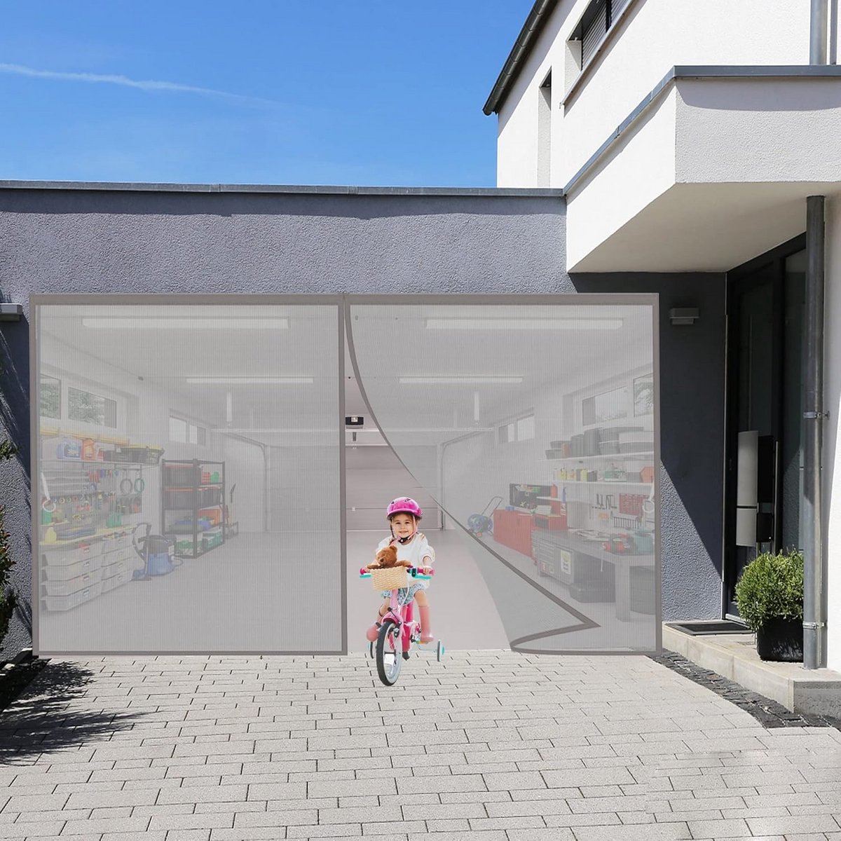 Magnetische Hordeur 100x180cm - Vliegengordijn met Automatische Sluiting voor Alle Deuren