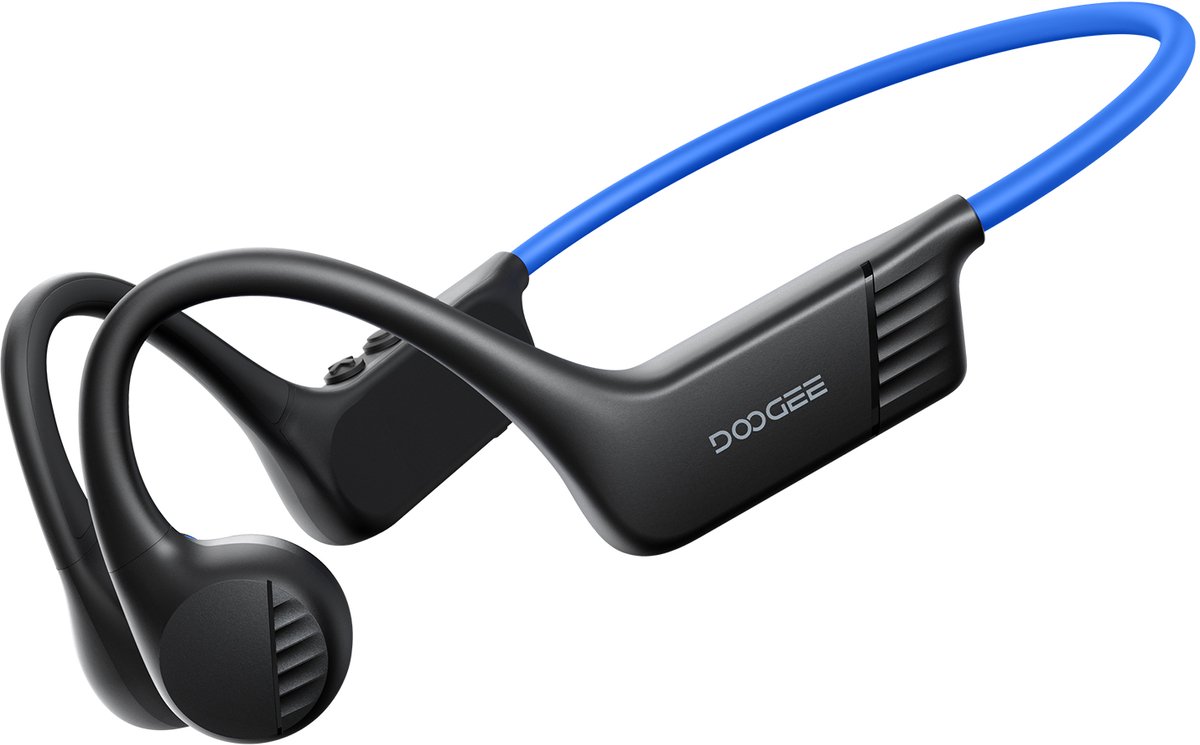 DOOGEE BoneBeatRun-botgeleidingsoortelefoons - Open-oor draadloze Bluetooth-sporthoofdtelefoon - IP66 zweetbestendig - 10 uur batterijduur - Verbinding met twee apparaten - Met microfoon - Ideaal voor fietsen en hardlopen