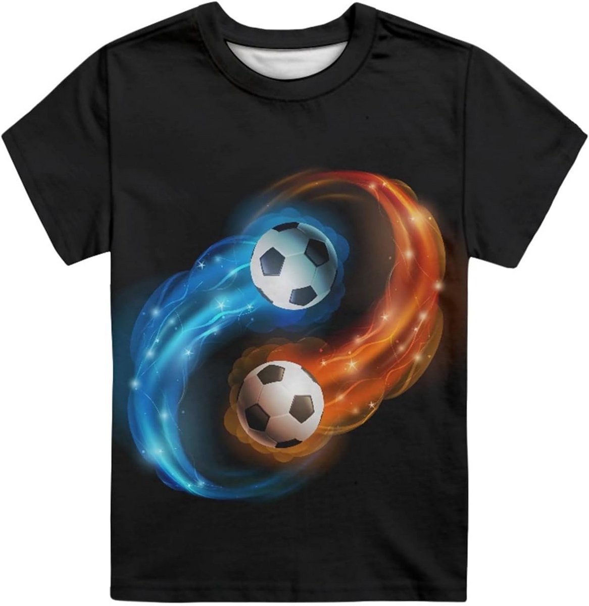 Comfortabel Kinder T-shirt met Korte Mouwen voor Meisjes en Jongens (3-16 Jaar)