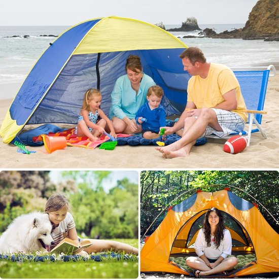Dailygoods- Slaapmat Zelfopblazend - Ultralicht - Draagbaar - Anti-ripstop - Verdikte Slaapmat - Inclusief Kussen en Voetpomp - Luchtmatras van Dailygoods — afbeelding 2