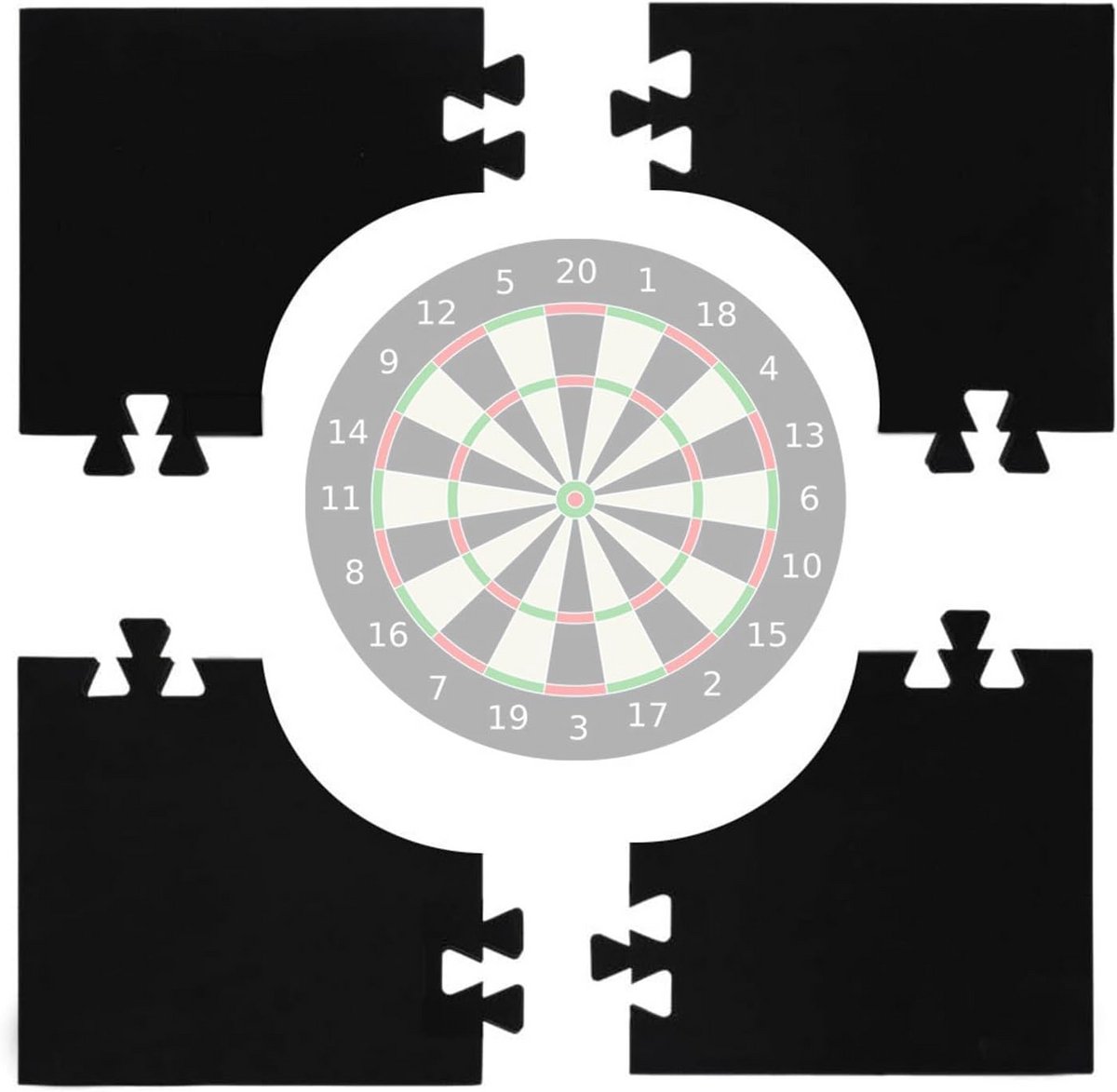 Universele Dartbord Surround voor Muurbescherming en Opvangring