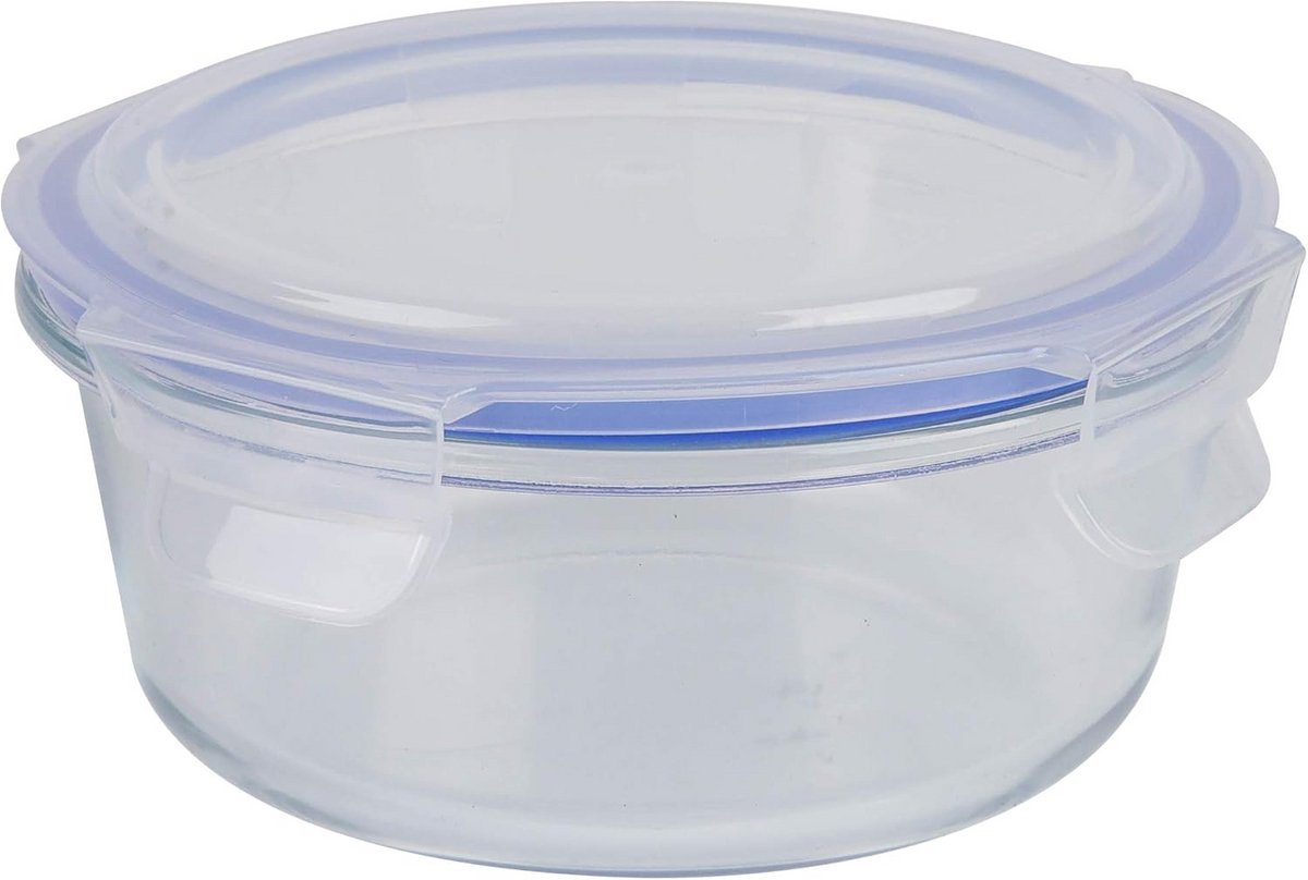 Ronde Glazen Voorraadpot met Deksel - 600ml - Hittebestendig Borosilicaatglas