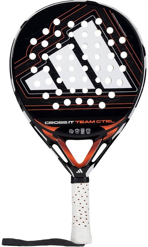 Adidas Cross It Team Ctrl 2026 Padelracket Heren - Zwart / Wit | Maat: UNI Adidas Cross It Team Ctrl 2026 Padelracket Heren - Zwart / Wit | Maat: UNI