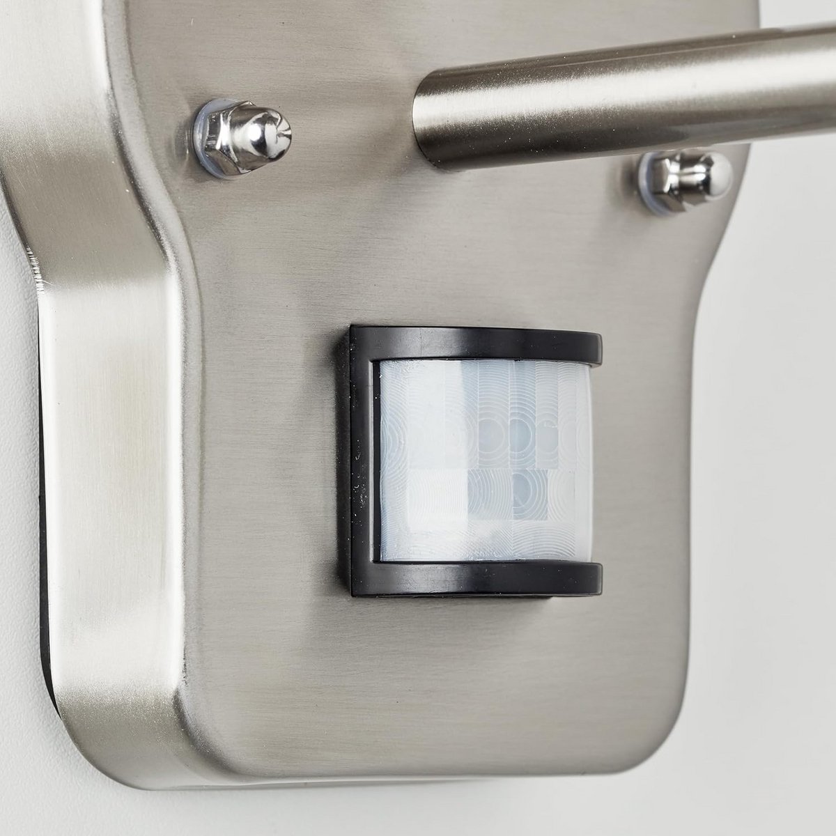 Buitenwandlamp met Bewegingsmelder Staand IP44 Roestvrij Staal Zilver