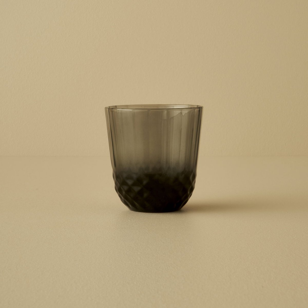 Colore Snijglas Antraciet - 4 stuks 320 cc - Premium glas