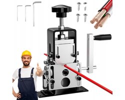 Kabelstripper - Bedraadstripper - Voor 1-20mm Kabels - Handmatig & Accuboormachine Aandrijving - Industrieel Metaal Ontwerp - Voor Installatiedraad & Recycling