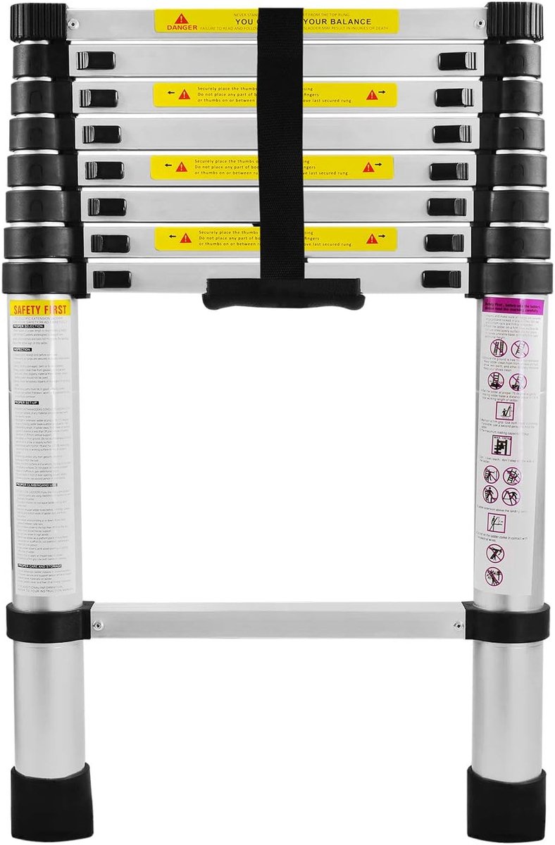 Aufun 2,6 m Aluminium Ladder - Telescopisch & Opvouwbaar