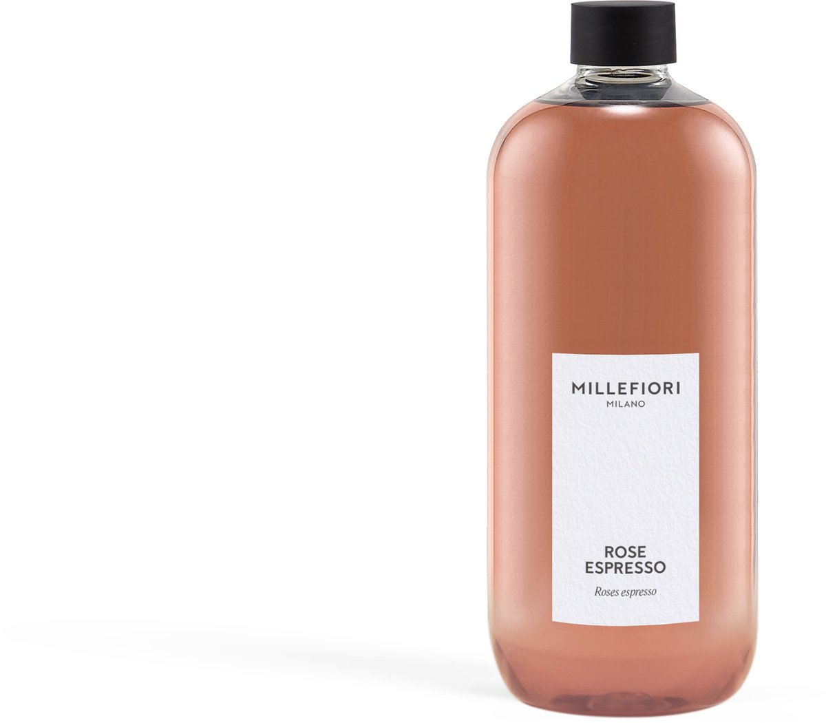 Millefiori Milano - Navulling voor Geurstokjes 500 ml - Rose Espresso - 9 tot 12 maanden