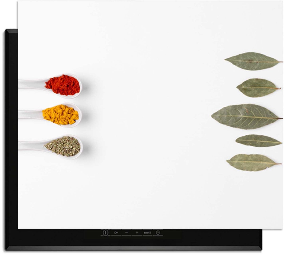 KitchenArt - Bay & Blend - Inductie Beschermer - 71x52 cm - Kookplaat Beschermer - Luxe Afdekplaat Inductieplaat - Anti-slip & Oprolbaar - Beschermmat Inductiekookplaat