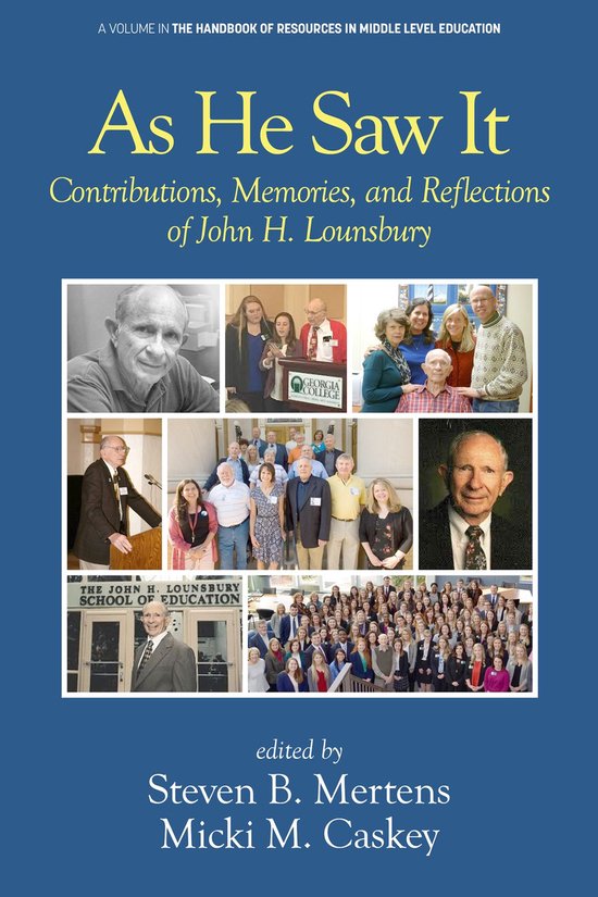 The Handbook of Resources in Middle Level Education - As He  ... - cover