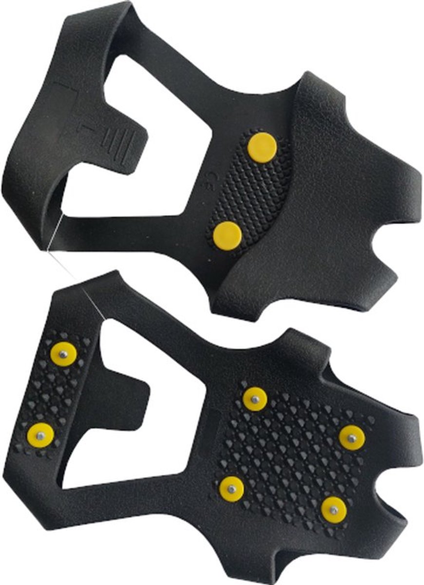 Snow Steps sneeuw zool snowsteps anti-slip L Zwart