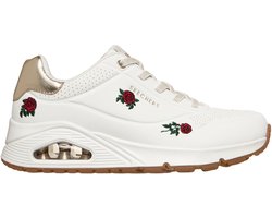 Skechers UNO – CHAMPAGNE & ROSES Dames Sneakers – Wit