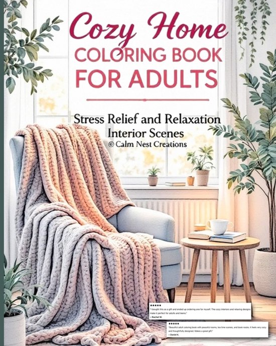Cozy Home Coloring Book for Adults - cover