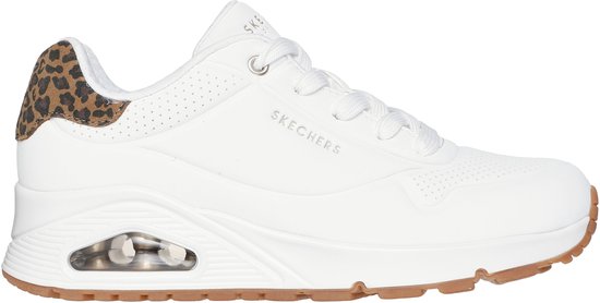 Skechers UNO-JUNGLE NITE Dames Sneakers - Wit