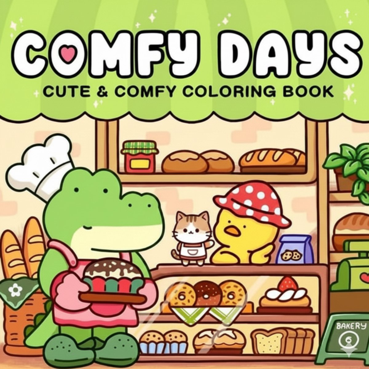 Kleurboeken Set van 3 - Little Corner - Into Gardens - Comfy Days - Ook voor Volwassenen - Hygge — afbeelding 7