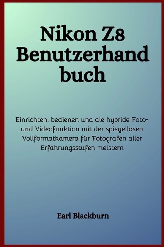 Nikon Z8 Benutzerhandbuch - cover