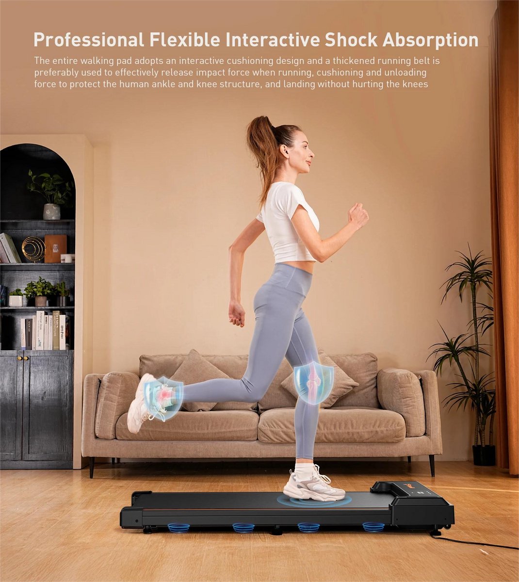 Home Fitness Loopband – 3 Stijlen – Opvouwbaar, Met/zonder Handrail, Lage Geluidsproductie & Schokdempende Loopband